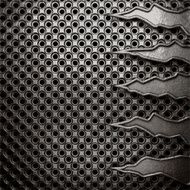 metal on wall background N22
