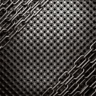 metal on wall background N23