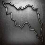 metal on wall background N29