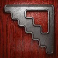 metal and wood background N292