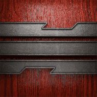 metal and wood background N302