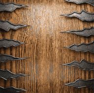 metal and wood background N309