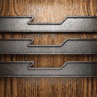 metal and wood background N311
