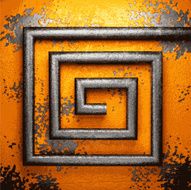 Old metal background N1087