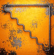 Old metal background N1104