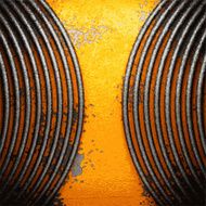 Old metal background N1116