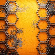 Old metal background N1118