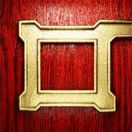 golden and wood background