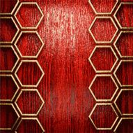 golden and wood background N20
