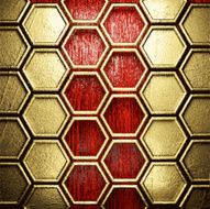 golden and wood background N21