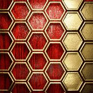 golden and wood background N22