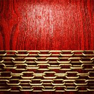 golden and wood background N26