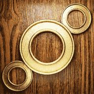 golden and wood background N33