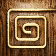 golden and wood background N34