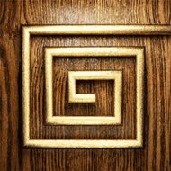golden and wood background N35