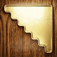 golden and wood background N47