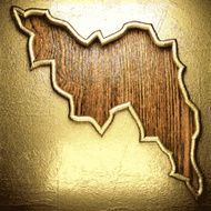 golden and wood background N50