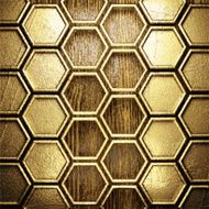 golden and wood background N66