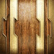 golden and wood background N78