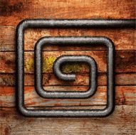 metal and wood background N312