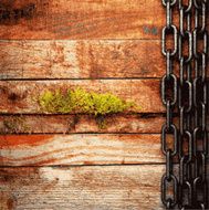 metal and wood background N322