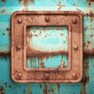 Old metal background N1133