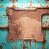 Old metal background N1134