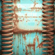 Old metal background N1135