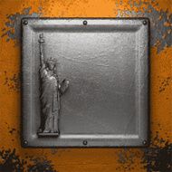 Old metal background N1156