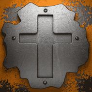 Old metal background N1163