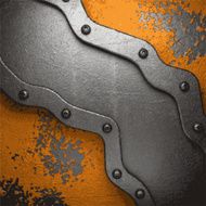 Old metal background N1165