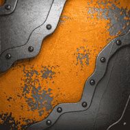 Old metal background N1166
