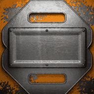Old metal background N1171