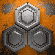 Old metal background N1172