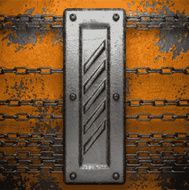 Old metal background N1175