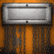 Old metal background N1177