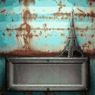 Old metal background N1182