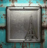 Old metal background N1184