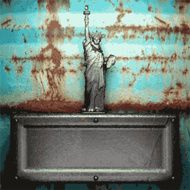 Old metal background N1186