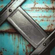 Old metal background N1190