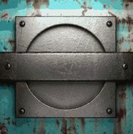Old metal background N1197