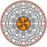 Vintage ancient background N21