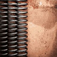 Old metal background N1216