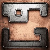 Old metal background N1218
