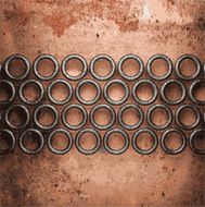 Old metal background N1220