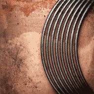 Old metal background N1227