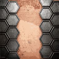 Old metal background N1228