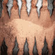 Old metal background N1230