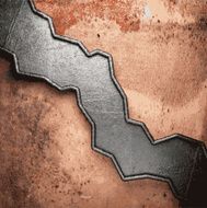 Old metal background N1236