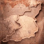 Old metal background N1249
